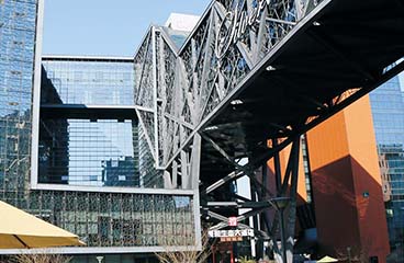 寧波南部商務(wù)區水街鋼結構工程